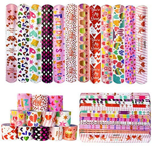 lot 1272 image: valentines slap bracelet unknown count looks like over 50