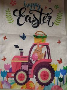 lot 1291 image: Happy Easter garden flag 12x18.5 inches double sided