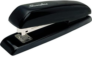 lot 1299 image: Swingline Stapler, Office Desk Stapler, 15 Sheet Paper Capacity, Durable, Heavy Duty Stapler for Office Desktop or Home Office Supplies, Black