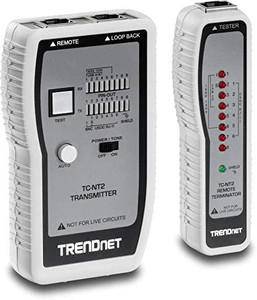 lot 8510 image: Network Cable Tester different brand BONUS this is a kit