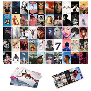 lot 8527 image: 50PCS Album Cover Wall Collage Kit Aesthetic Pictures, Aesthetic Room Decor, Bedroom Decor for Teen Girls, Wall Collage Kit, VSCO Room Decor, Posters for Room Aesthetic, Collage Kit (4 x 6 in designs may vary