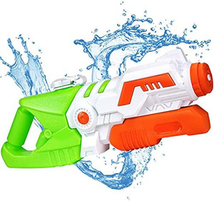 lot 8536 image: Water Guns for Kids Super Water Soaker Blaster, Squirt Guns for Adults Children, Summer Swimming Pool Beach Water Fighting Toys Gifts for Boys Girls COLOR WILL VARY