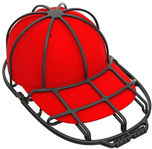 lot 8547 image: Hat Washers, 1 Pack New design Baseball hat CleanersCap Washer, Fit for AdultKids Hat Washer FrameWashing Cage, Hat ShapersCleaning Protector Racks for Washing Machine��Black