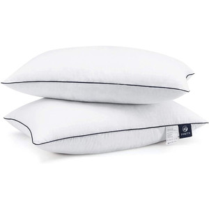 lot 8565 image: SUMITU Bed Pillows for Sleeping 2 Pack Queen Size 20 x 30 Inches, Hypoallergenic Pillow for Side and Back Sleeper, Soft Hotel Collection Gel Pillows Set of 2, Down Alternative Cooling Pillow $48.98 retail