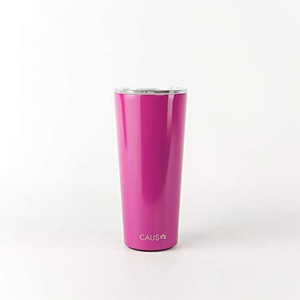 lot 8588 image: CAUS Stainless Large Tumbler Crisis Relief, 24 oz, RED