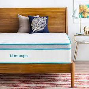 lot 2867 image: Linenspa Spring &amp Memory Foam Hybrid Mattress (Full Size)