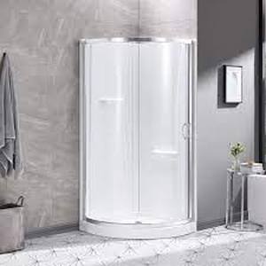 lot 2884 image: OVE Shower Door for Corner Shower
