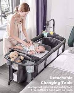 lot 2903 image: Adovel Bedside Sleeper  Bassinet