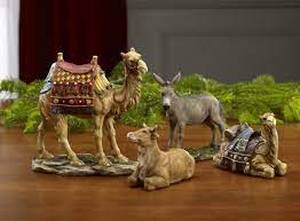 lot 2920 image: The Kings Gifts Deluxe Animals (SET OF 4)