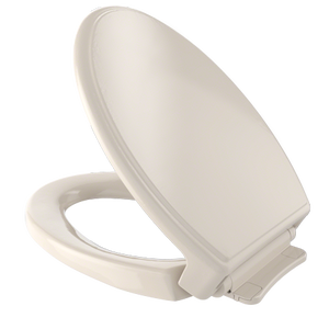 lot 3153 image: TOTO Traditional SoftClose Non-Slamming Elongated Toilet Seat