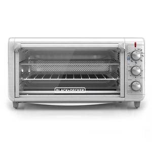 lot 3174 image: BLACKDECKER Extra-Wide Crisp N Bake 8-Slice Air Fry Toaster Oven