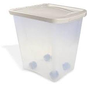 lot 3113 image: Pet Food Storage Container on Wheels