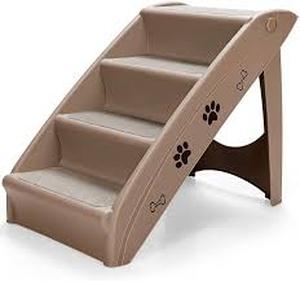 lot 3120 image: Pet Safe 4-Tier Folding Pet Stairs