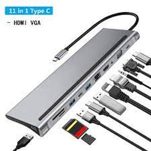 lot 3125 image: Type C Station 11-in-1 Adapter