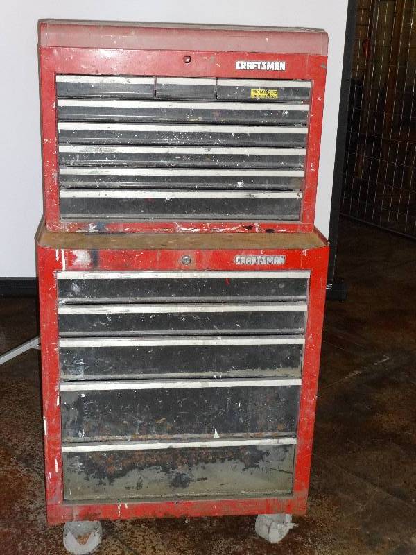 lot 2867 image: Craftsman Tool Boxes