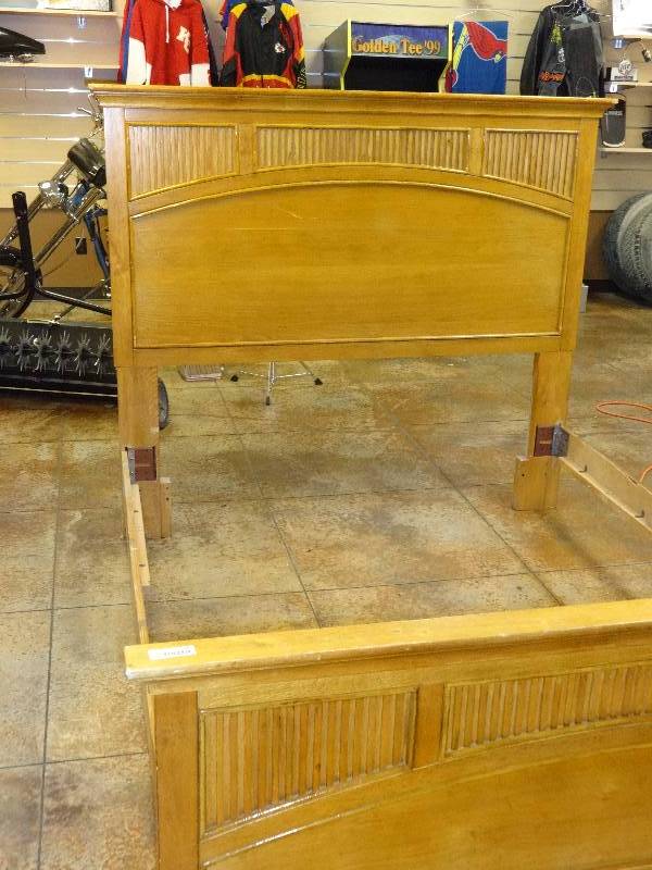 lot 2881 image: Heavy Duty Queen Size Bedframe