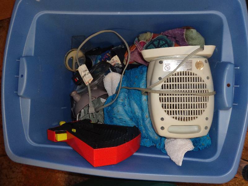lot 2890 image: Misc. heater,toys, etc