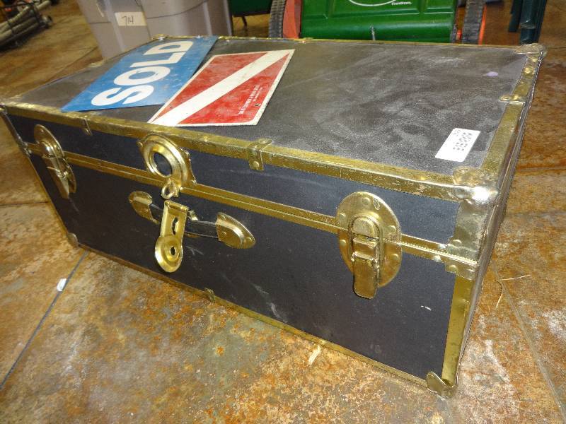 lot 2915 image: Storage Trunk and Signs