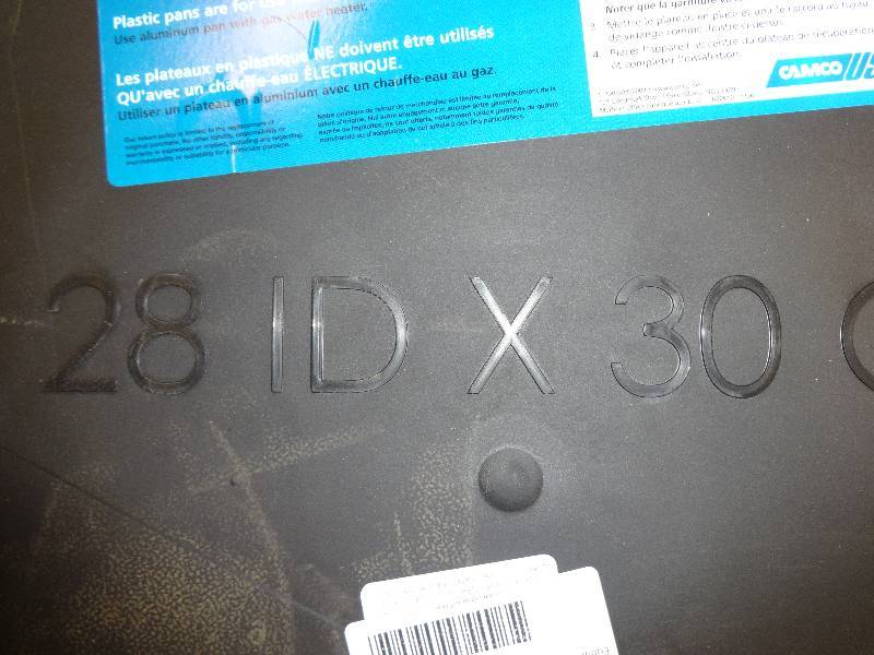 lot 2916 image: Water Heater Drain Pan