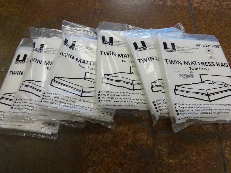 lot 2934 image: 6 Sets Twin Mattress Bags