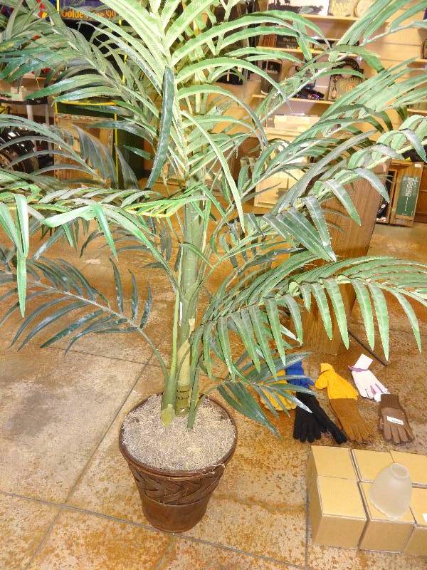 lot 2189 image: Plastic Palm Tree
