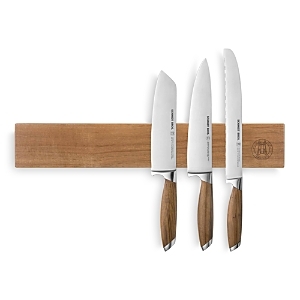 lot 4232 image: Schmidt Brothers Cutlery Acacia 18 Magnetic Wall Bar - Universal Storage