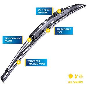 lot 4240 image: Goodyear Integrity Windshield Wiper Blades 24 Inch (One)