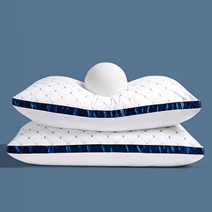 lot 4318 image: AiAngu Pillows for Sleeping,King Size Set of 2,Premium Hotel Bed Pillows,Down Alternative Cooling Pillows for Side Back and Stomach Sleepers,100% Breathable Cotton Cover