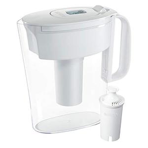 lot 4325 image: Brita Standard Metro Water Filter Pitcher, Small 5 Cup, White, 1 Count