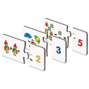 lot 4332 image: The Learning Journey Match It Mathematics - STEM Addition and Subtraction Game - Helps to Teach Early Math Facts with 30 Matching Pairs Preschool Games & Gifts for Boys & Girls Ages 3 and Up, Multi