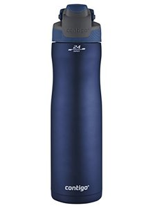 lot 4351 image: Contigo Autoseal Chill Vacuum-Insulated Stainless Steel Water Bottle, 24 Oz., Monaco