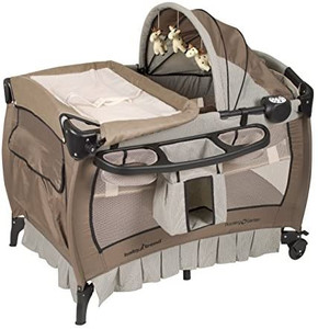 lot 4946 image: Baby Trend Deluxe Nursery Center, Haven Wood