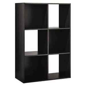 lot 8979 image: 11 6 Cube Organizer Shelf Espresso - Room Essentials
