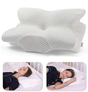 lot 9040 image: Coisum Back Sleeper Cervical Pillow - Memory Foam Pillow for Neck and Shoulder Pain Relief - Orthopedic Contour Ergonomic Pillow for Neck Support