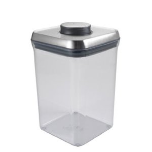 lot 9088 image: OXO SteeL POP Container - Airtight Food Storage - 4 Qt for Flour and More