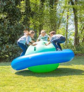 lot 4993 image: Rock With It Giant 8-Foot Inflatable Dome Rocker
