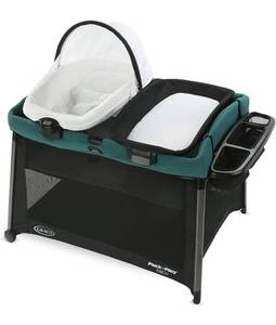 lot 22469 image: Graco Pack n Play FoldLite Playard  Lightweight Travel Pack n Play with Easy, Compact Fold, Remi