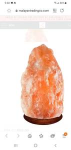 lot 22514 image: HIMALAYAN SALT CRYSTAL LAMP