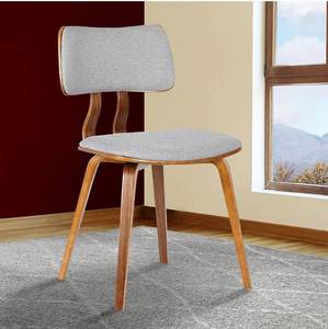 lot 22524 image: GRAY, JAGUAR SIDE CHAIR GRAY D4029-5WALNUT VENEER