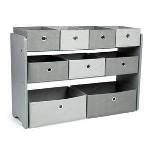 lot 22544 image: Humble Crew Toy Storage Organizer with 9 Storage Bins
