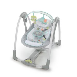 lot 22563 image: Ingenuity Swing n Go Portable Swing - Hugs & Hoots