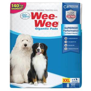 lot 22570 image: Four Paws XL Wee Wee Pads, 28 in x 34 in, 40 count