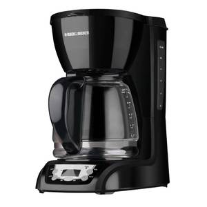 lot 22613 image: BLACKDECKER 12-Cup Programmable Coffeemaker, Black, DLX1050B