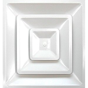 lot 22634 image: Accord Ventilation ABcD2X2 ceiling Diffuser, 24 x 24, White