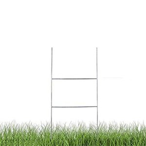 lot 22636 image: MTB Supply 713049953731 20 x 10 in. H Frame Wire Stakes, Pack of 50