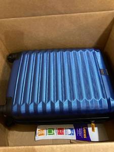 lot 22646 image: LUCAS BLUE LIGHT WEIGHT CARRY ON SUIT CASE