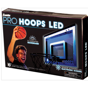 lot 22649 image: Franklin Sports Over The Door Mini LED Scoring Basketball Hoop