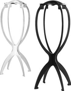 lot 22653 image: DEKE HOME COLLAPSIBLE 19.7 WIG STAND SET OF 2