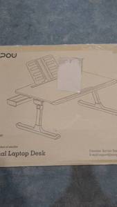 lot 22673 image: NEARPOW MULTIFUNCTIONAL LAPTOP DESK COLOR-BLK