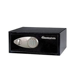 lot 22706 image: SentrySafe X075 Digital Safe, 0.7 Cubic Feet (Medium-Wide), Black